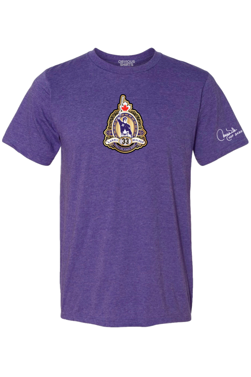 LARRY WALKER CIGAR LOGO (PURPLE)