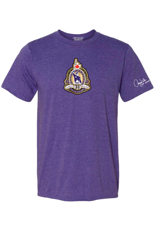 LARRY WALKER CIGAR LOGO (PURPLE)